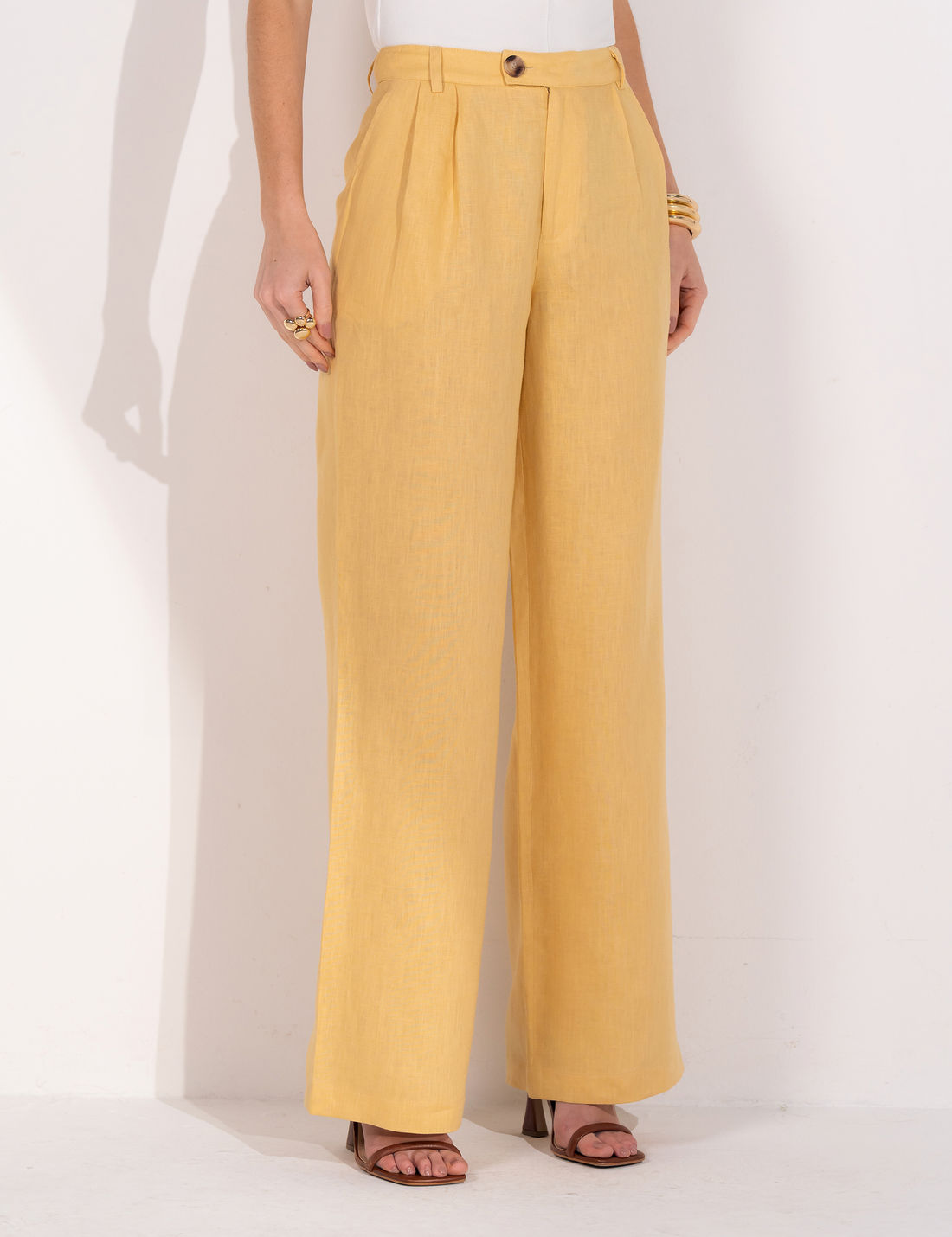 Calça 100% Linho - Unique Chic Calça 100% Linho - Unique Chic