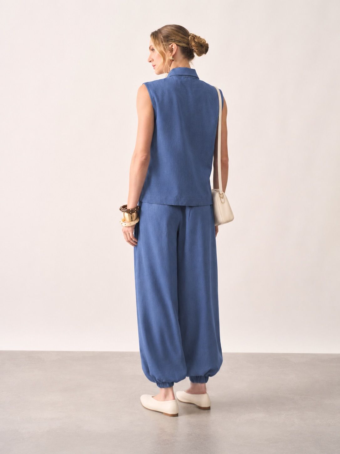 Calça Aladim Viscolinho Lastex - Milalai Calça Aladim Viscolinho Lastex - Milalai
