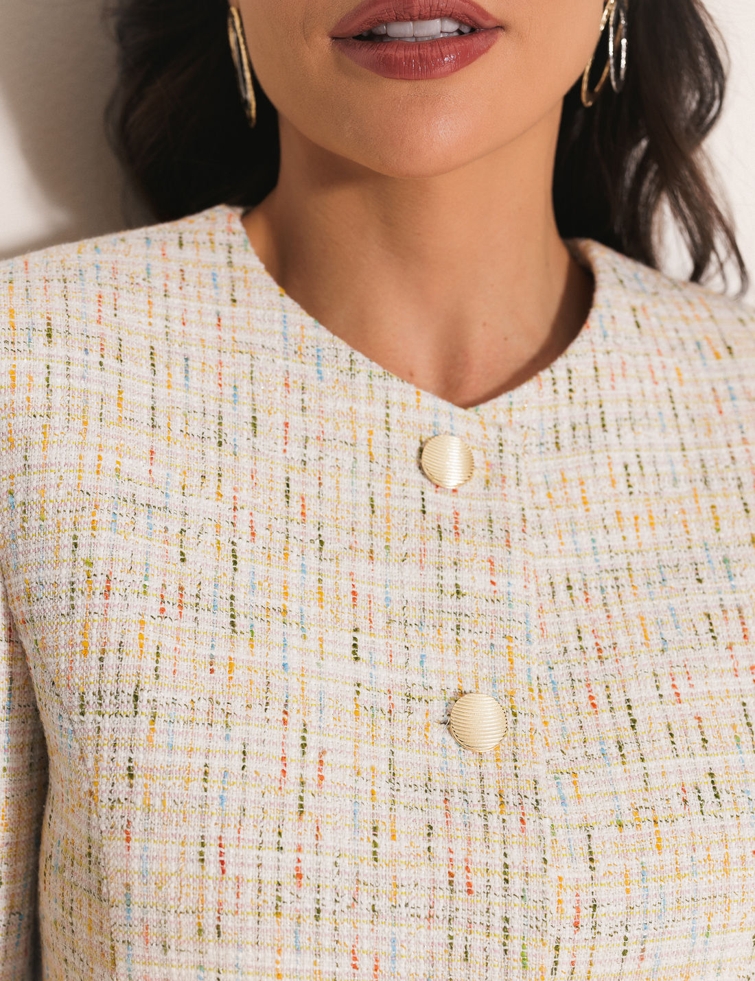 Casaqueto Tweed Rainbow - Unique Chic Casaqueto Tweed Rainbow - Unique Chic