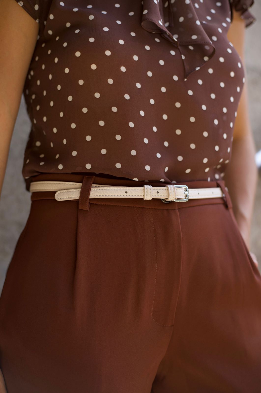 Blusa Crepe Gola Alta Poás - Doce Flor