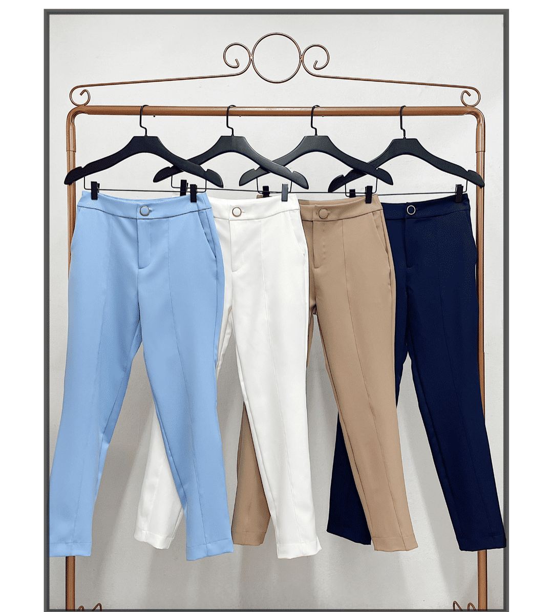 Calça Skinny Alfaiataria com Elastano - Milalai Calça Skinny Alfaiataria com Elastano - Milalai