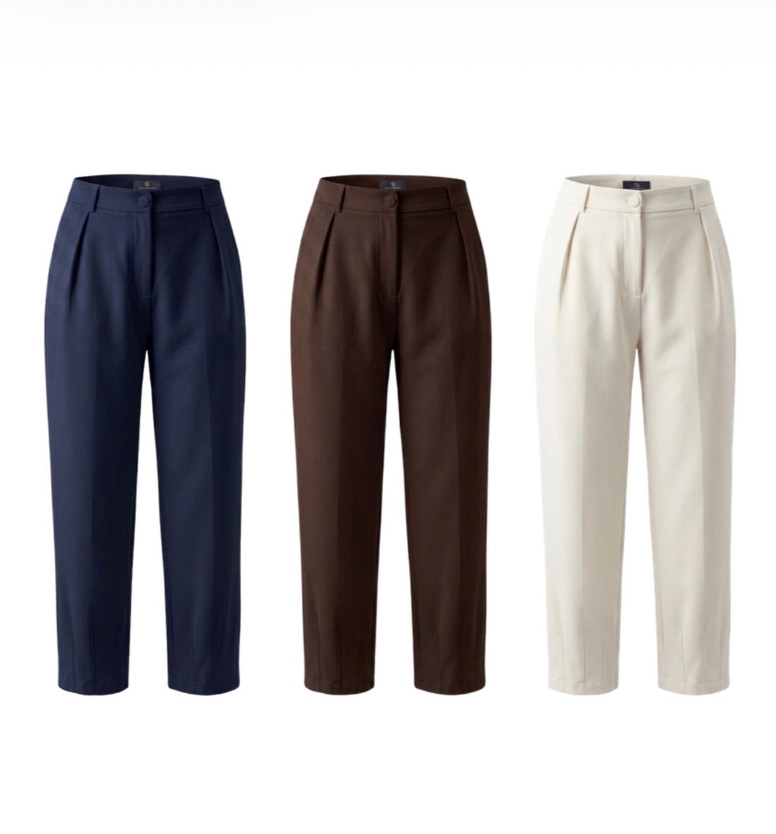 Calça Alfaiataria Com Elastano Barrel - Doce Flor