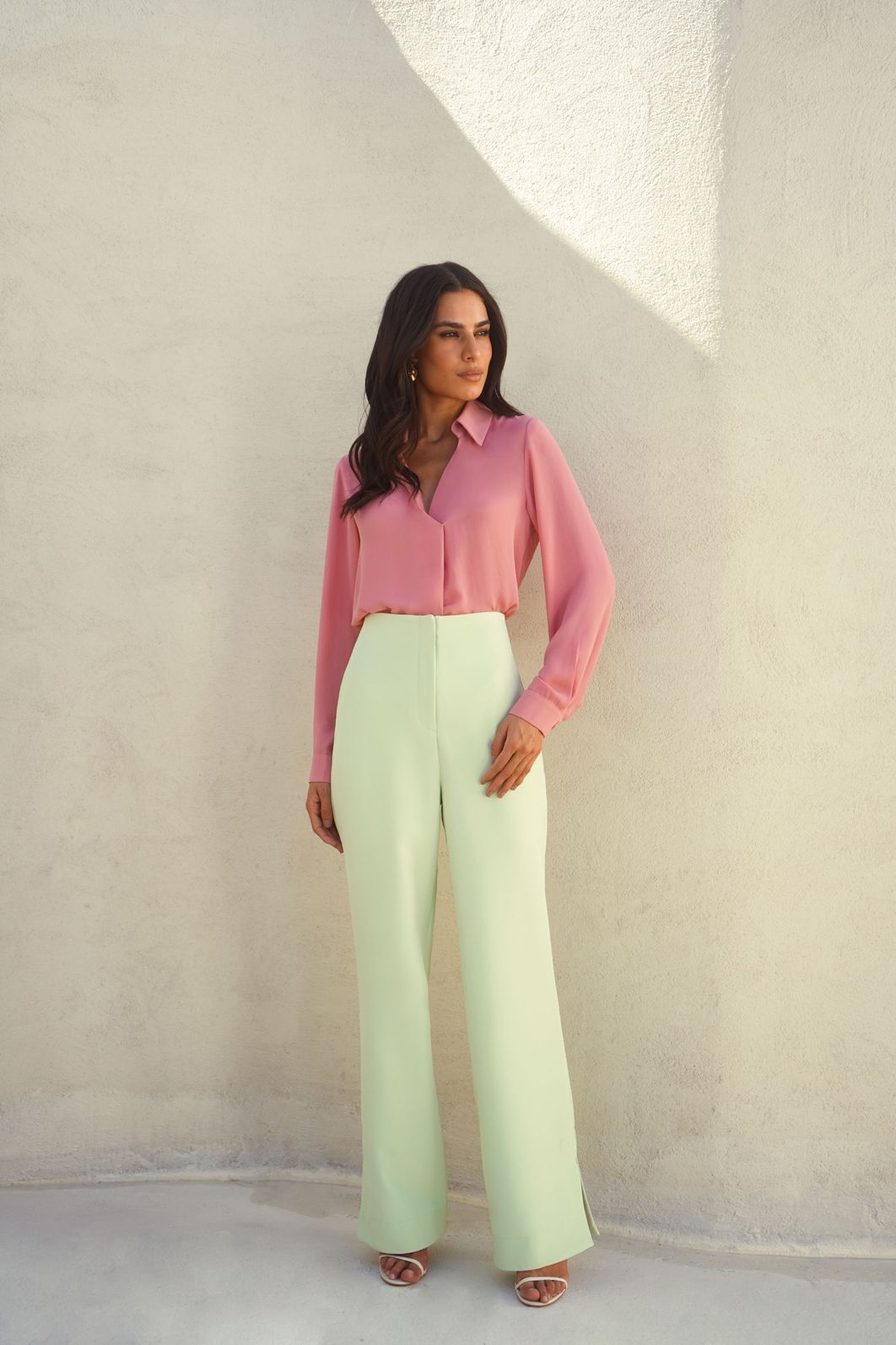 Blusa Gola Decote Prega - Donna Ritz Blusa Gola Decote Prega - Donna Ritz