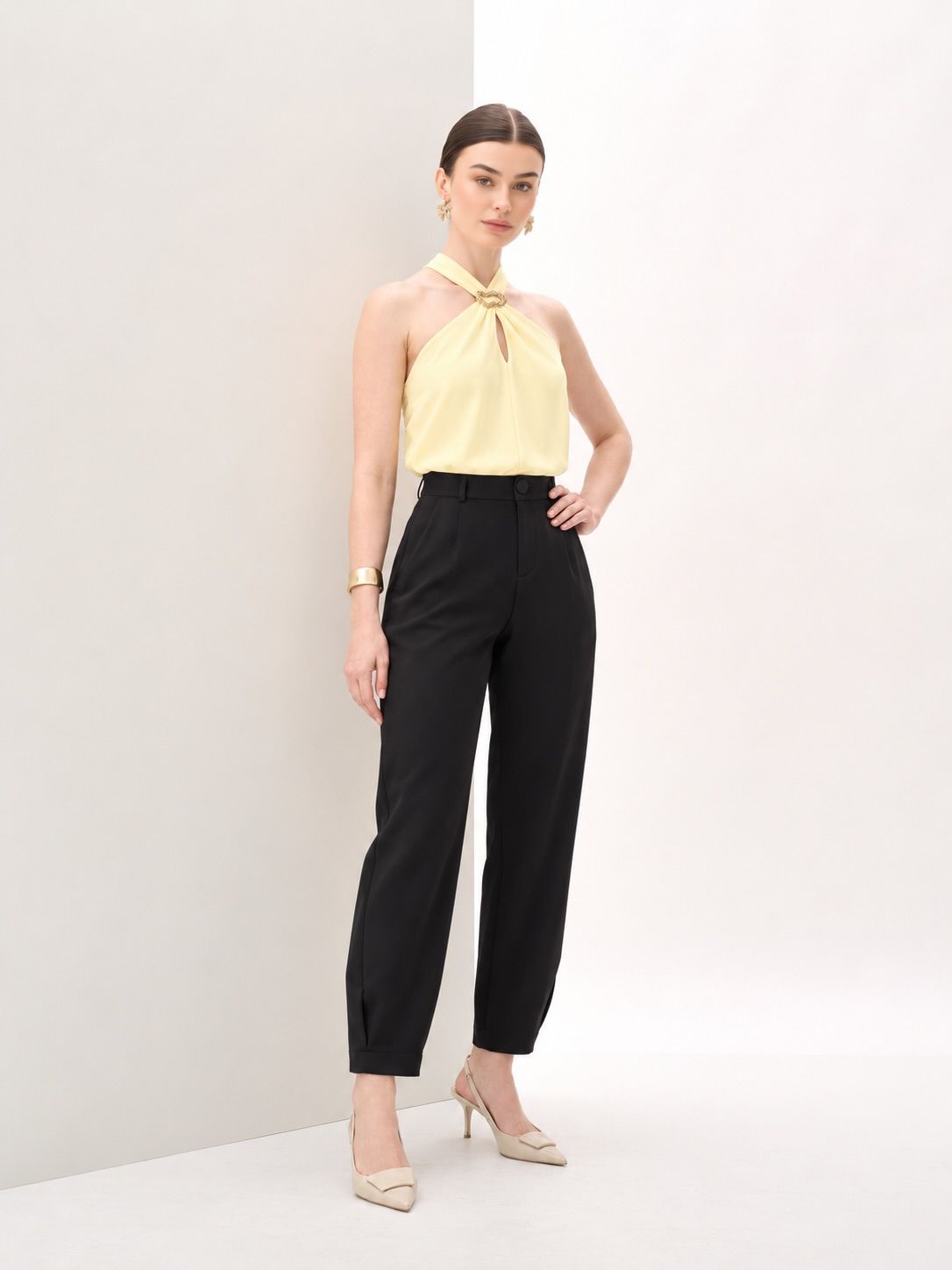 Regata Crepe Fivela Orgânica -Milalai