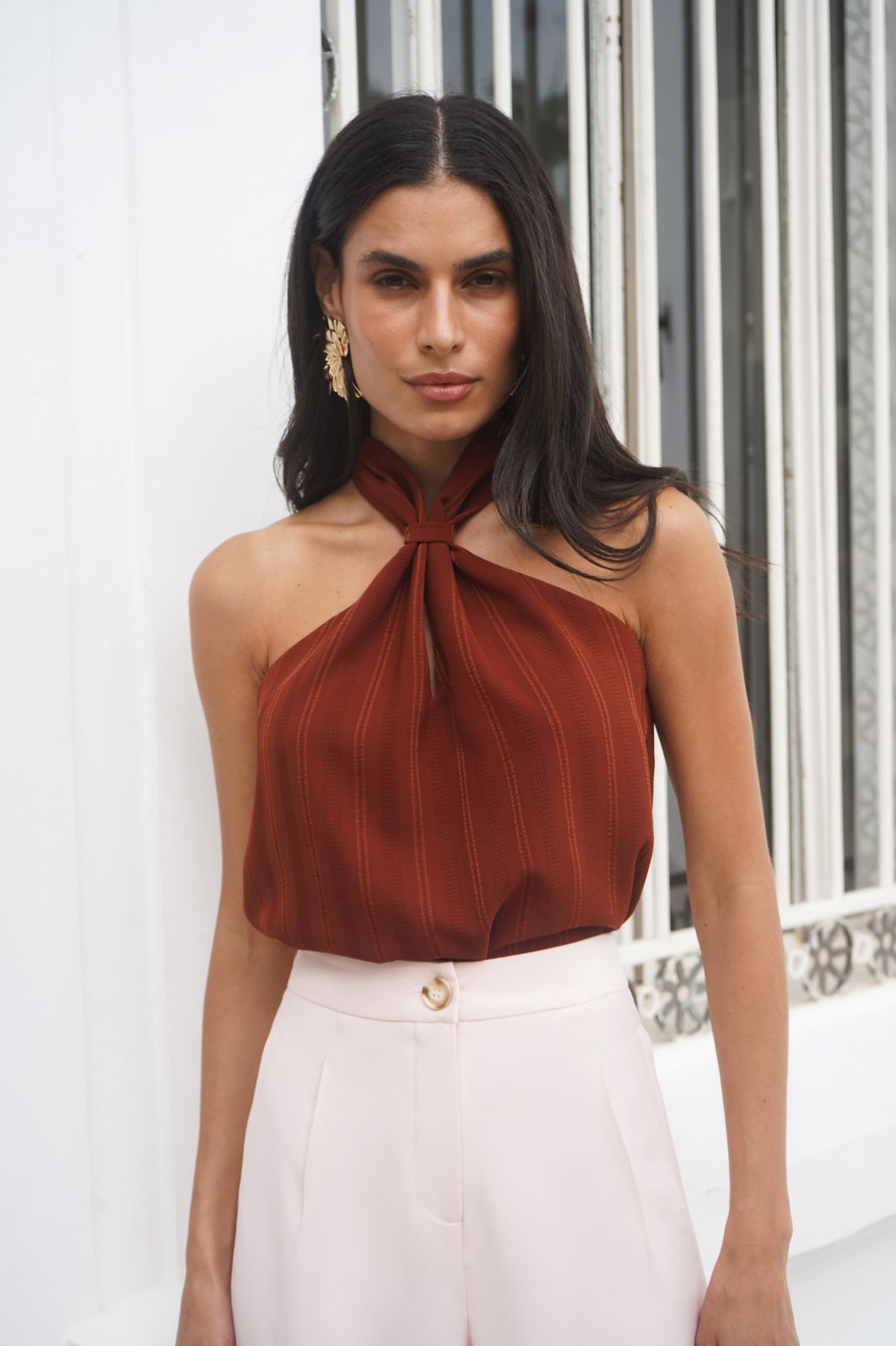 Regata Halter Elo Vazado - Donna Ritz Regata Halter Elo Vazado - Donna Ritz