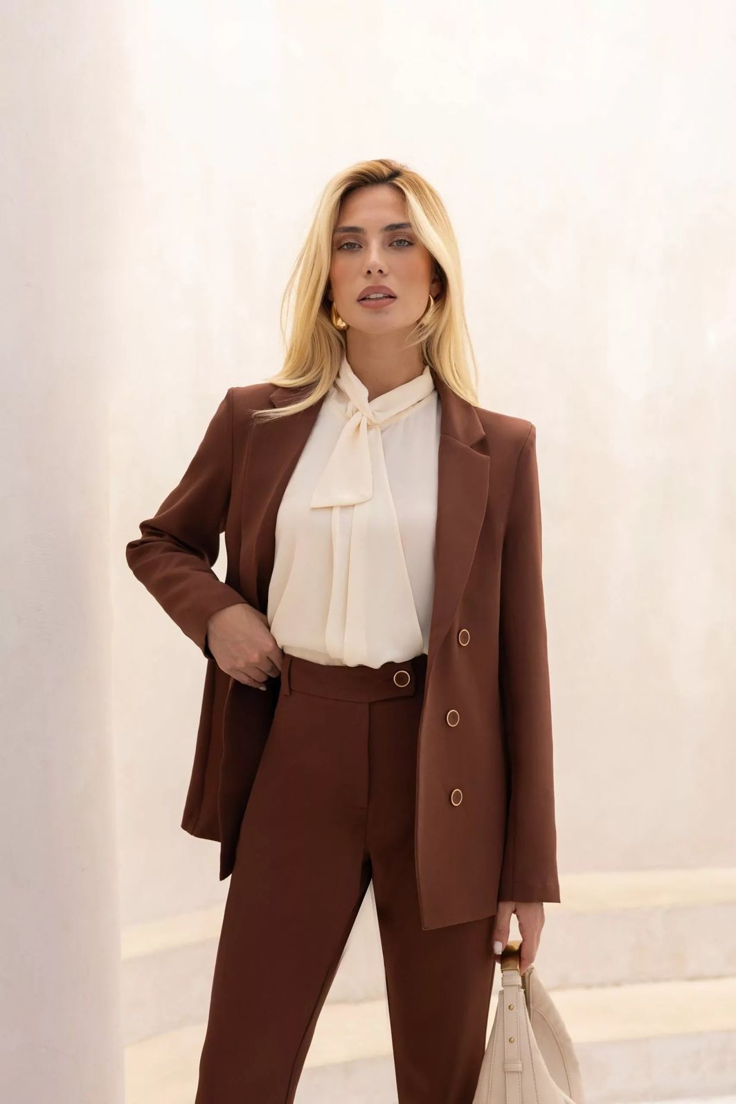 Blazer Alfaiataria Botões - Doce Flor Blazer Alfaiataria Botões - Doce Flor