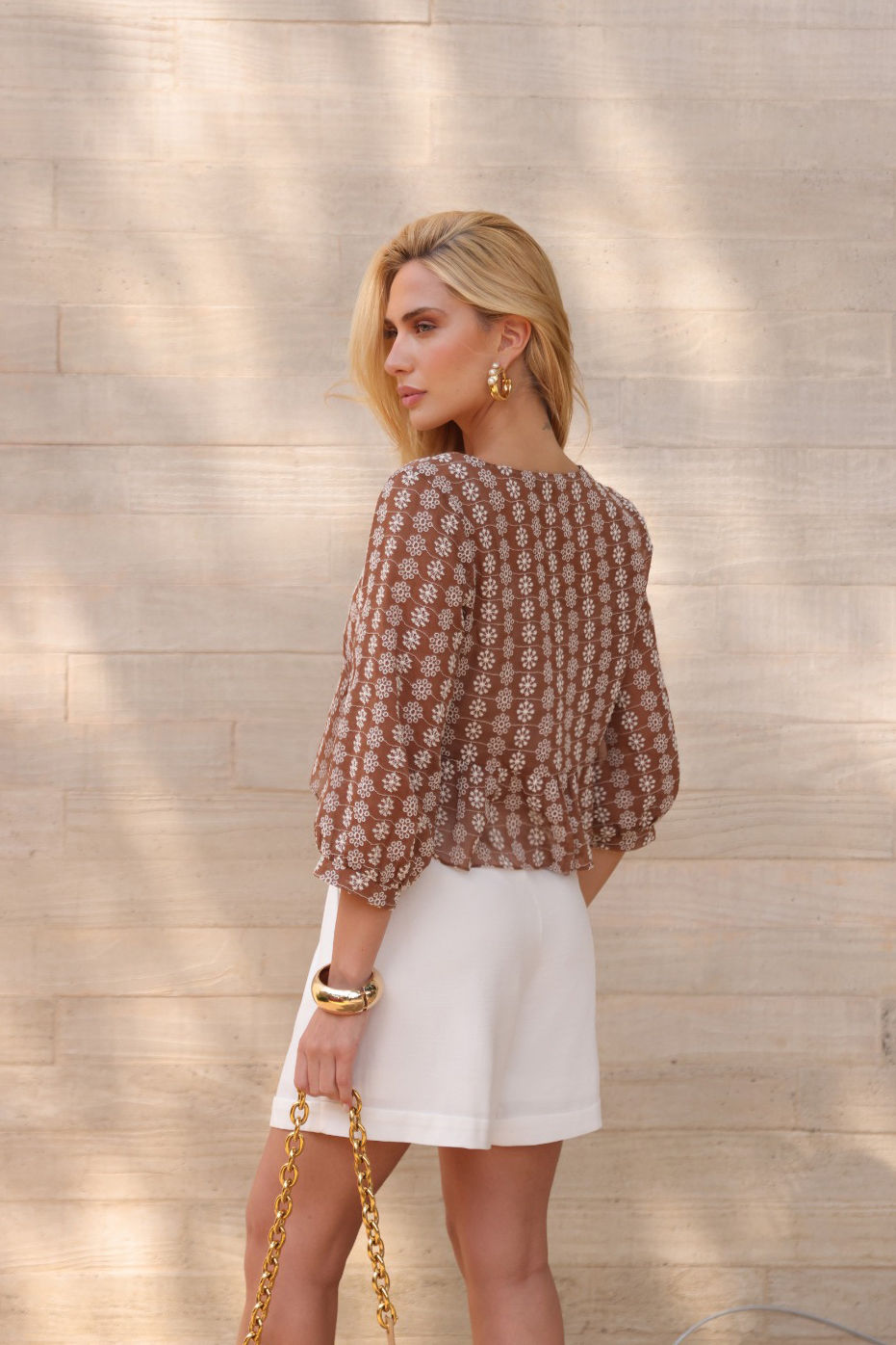 Shorts Com Faixa Cós - Doce Flor Shorts Com Faixa Cós - Doce Flor