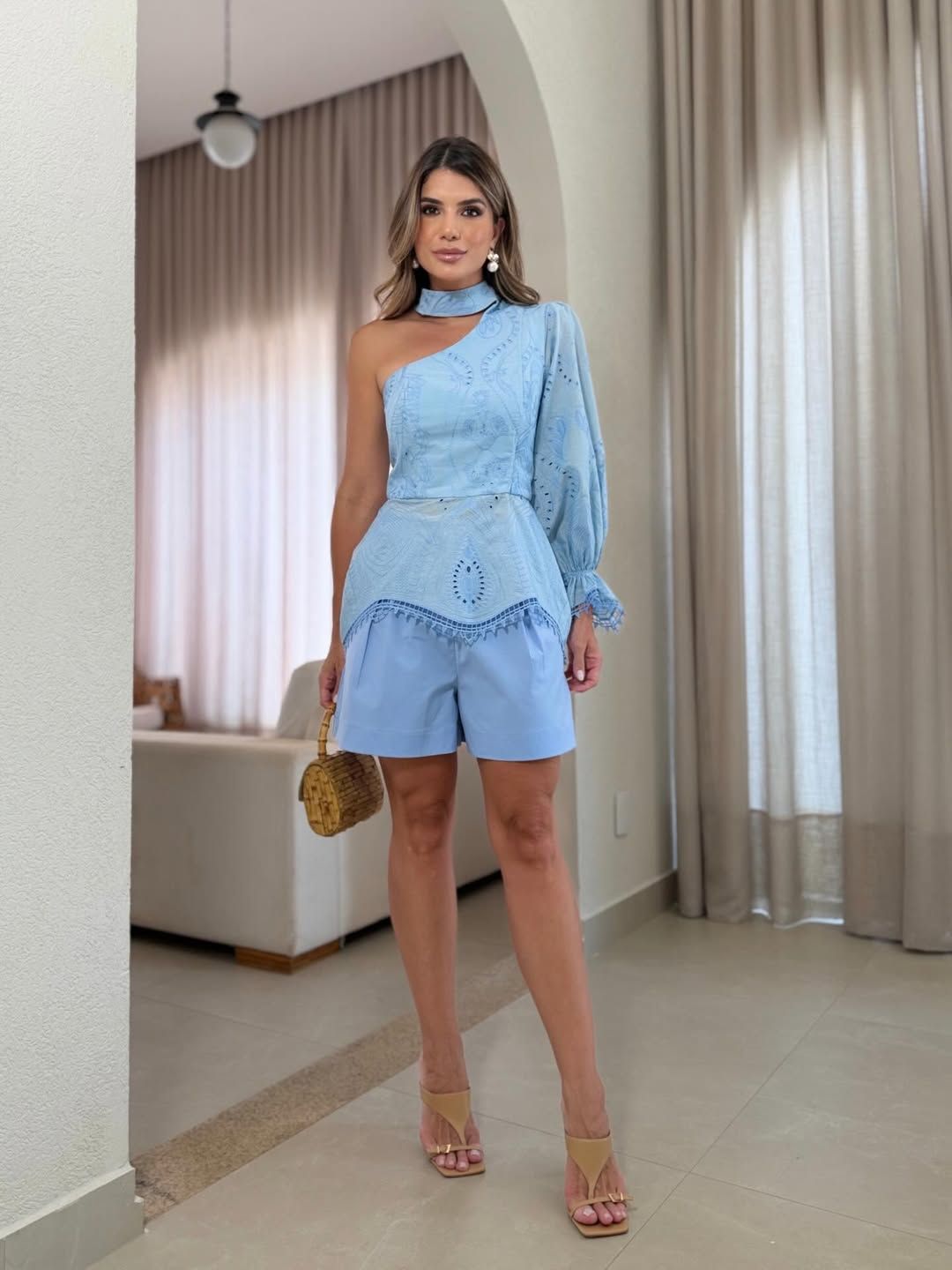 Blusa Laise Um Ombro Só - Reve Brand