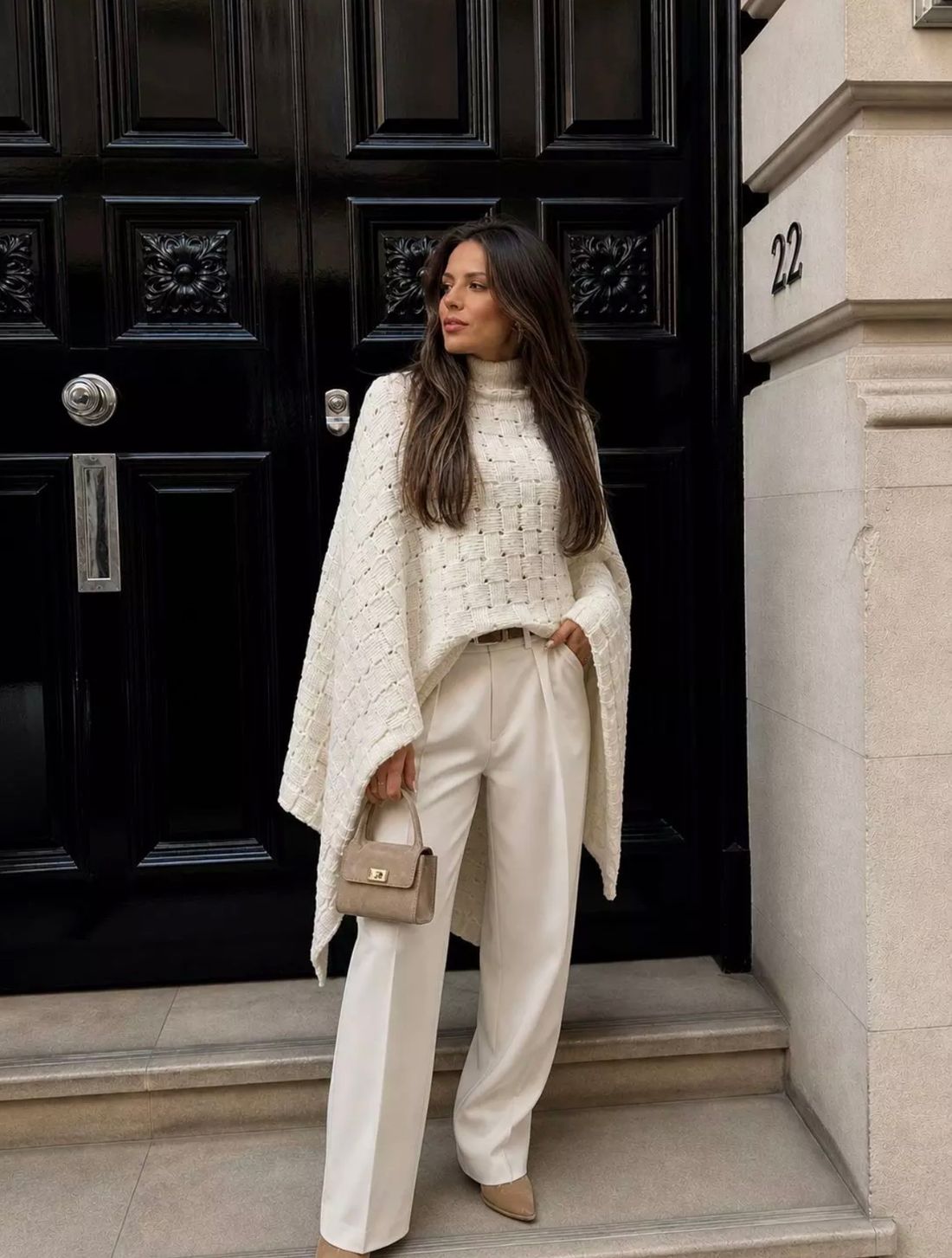 Capa Poncho Tricot Capa Poncho Tricot