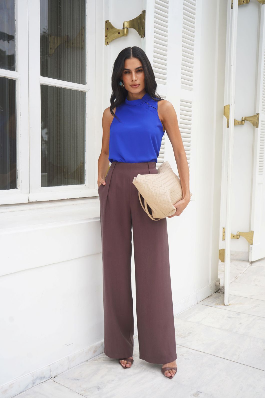 Regata Crepe Gola Oriental - Donna Ritz