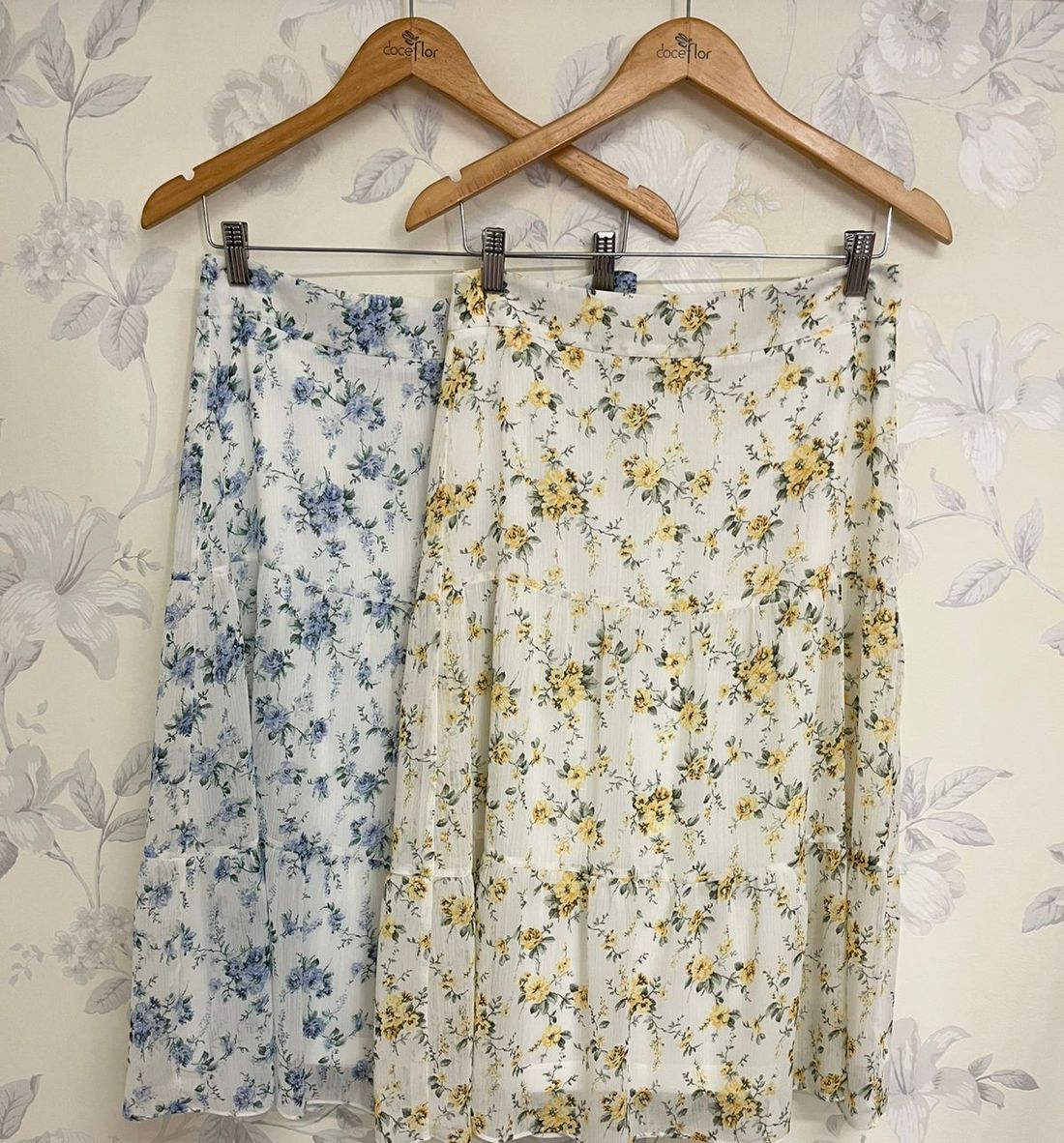 Conjunto Blusa e Saia Floral - Doce Flor Conjunto Blusa e Saia Floral - Doce Flor