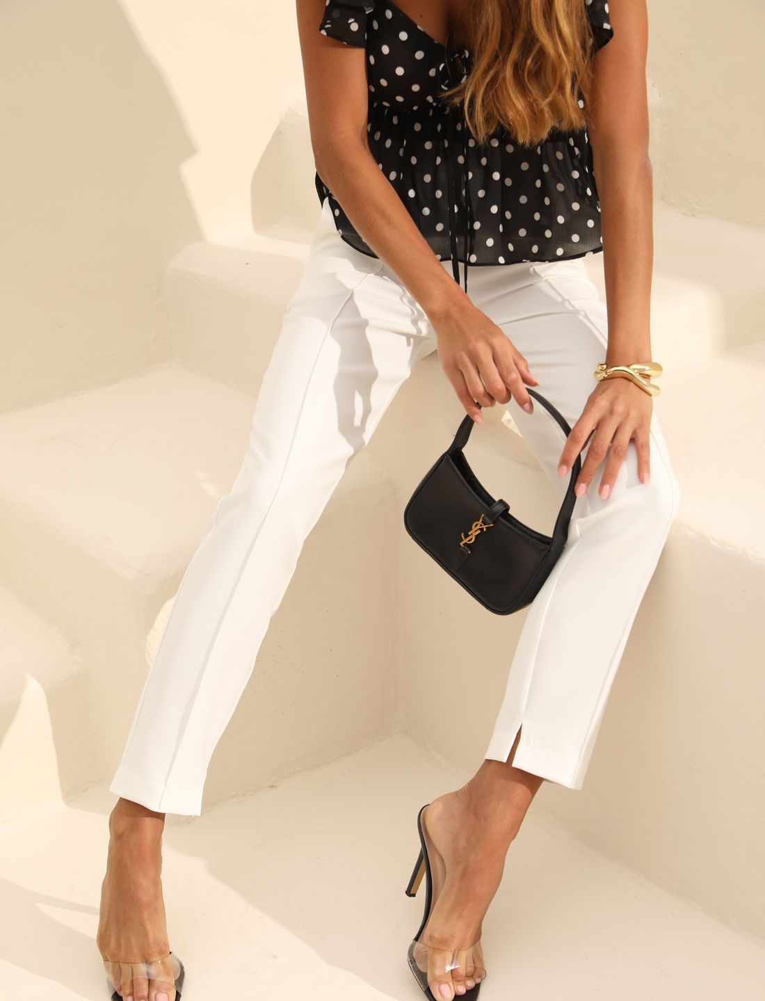 Calça Alfaiataria Com Nervura - Doce Flor