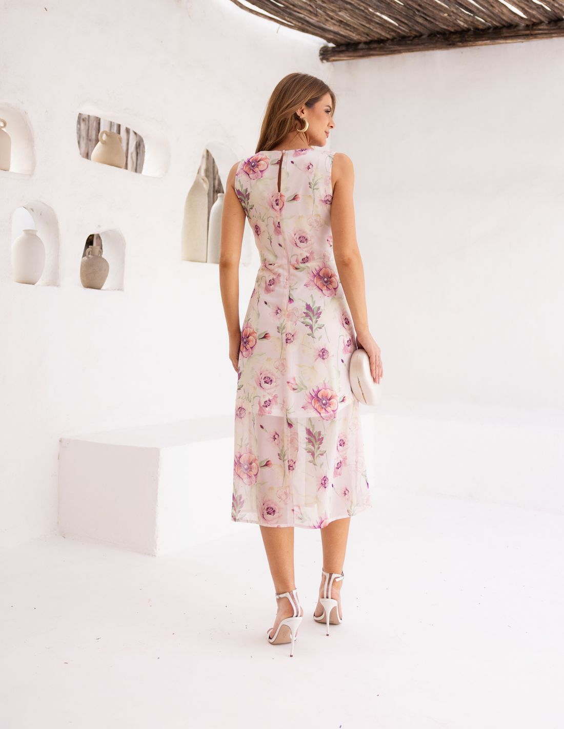 Vestido Midi Floral -Doce Flor Vestido Midi Floral -Doce Flor