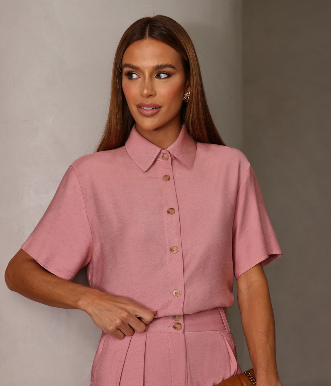 Camisa Manga Curta - Doce Flor Camisa Manga Curta - Doce Flor