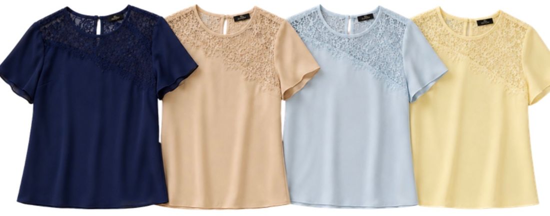 Blusa Crepe Manga De Renda - Doce Flor
