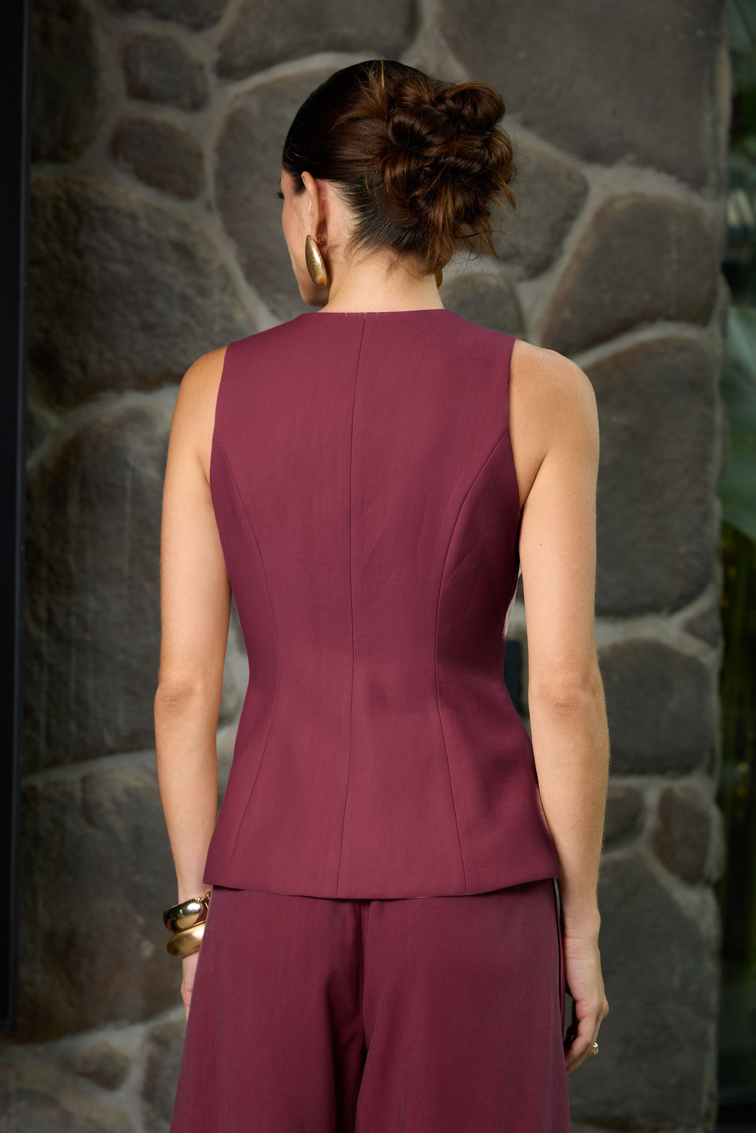 Colete Alfaiataria Peplum - Unique Chic Colete Alfaiataria Peplum - Unique Chic