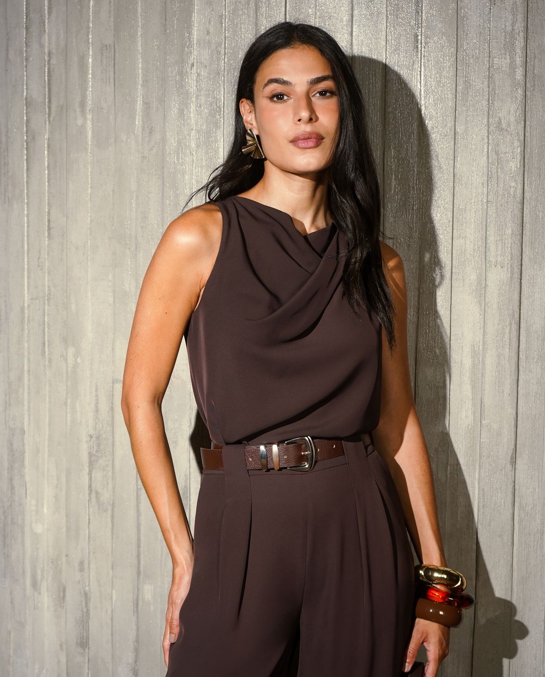 Regata Drapeado Degagê - Donna Ritz Regata Drapeado Degagê - Donna Ritz