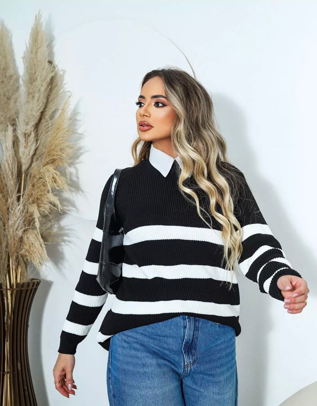 Blusa Tricot Listrada Blusa Tricot Listrada