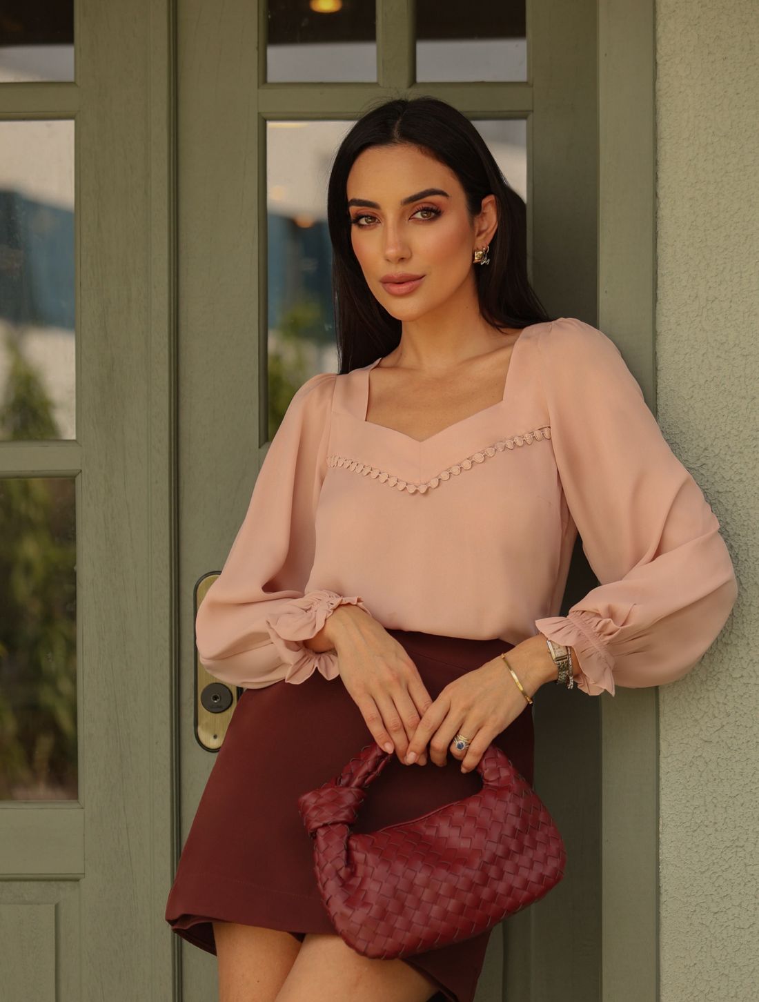 Shorts Saia Alfaiataria Com Zíper - Milalai