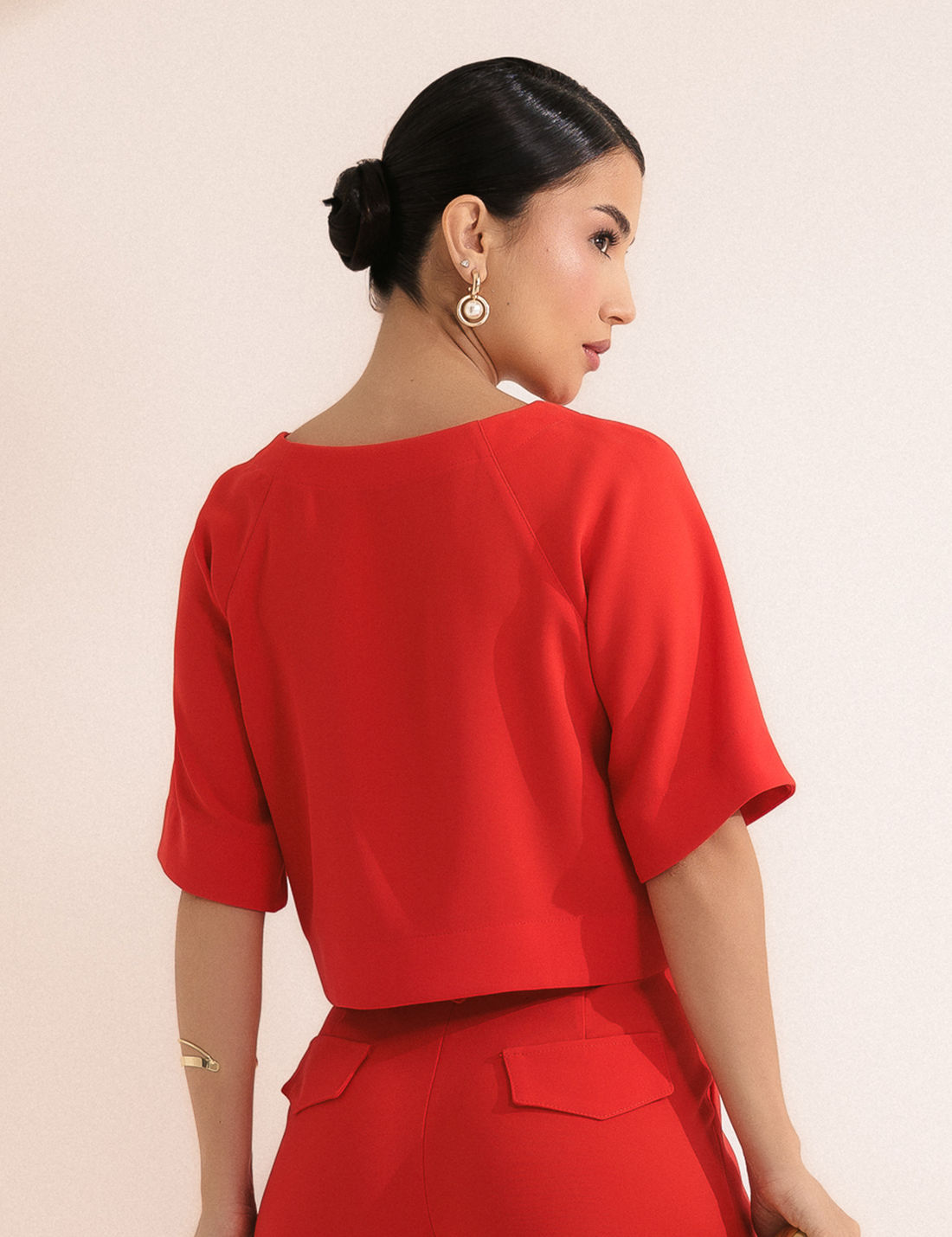 Blusa Recorte Alfaiataria - Unique Chic