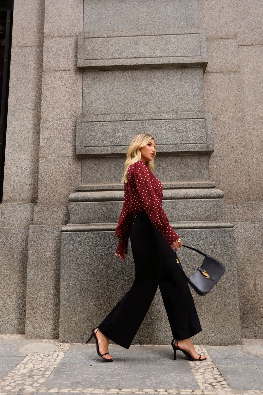 Blusa Crepe Manga Longa Poás - Doce Flor