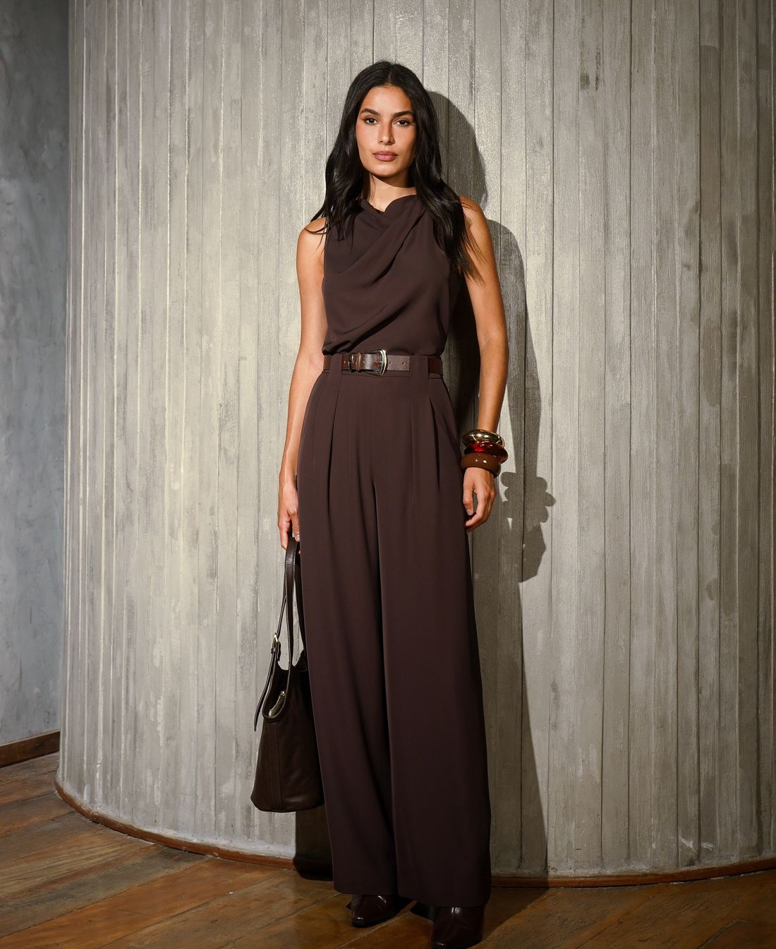 Conjunto - Regata Degagê + Calça Pantalona - Donna Ritz Conjunto - Regata Degagê + Calça Pantalona - Donna Ritz