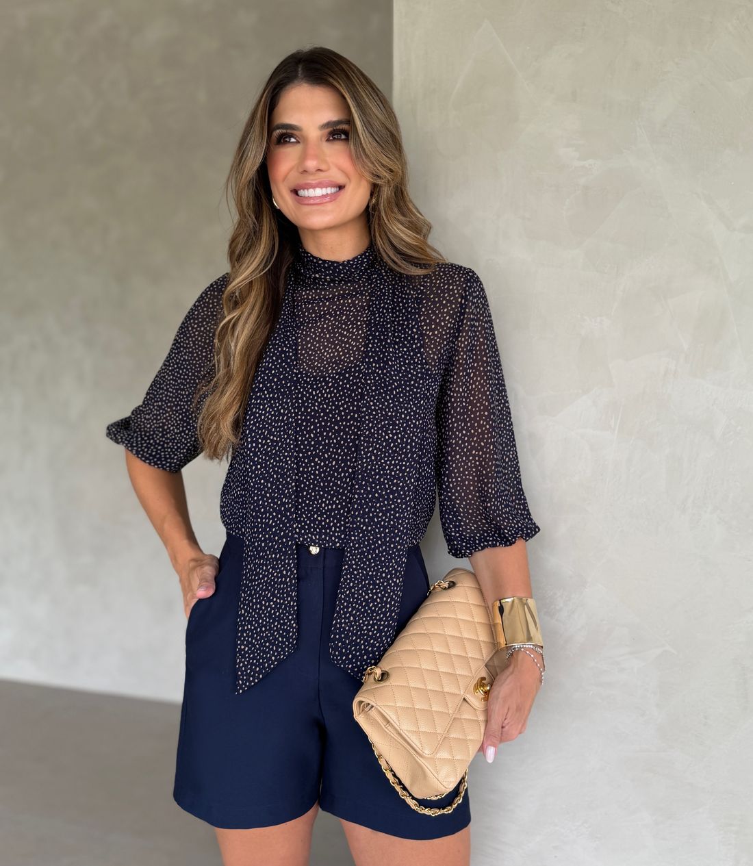 Short Com Martingale E Botões - Doce Flor Short Com Martingale E Botões - Doce Flor