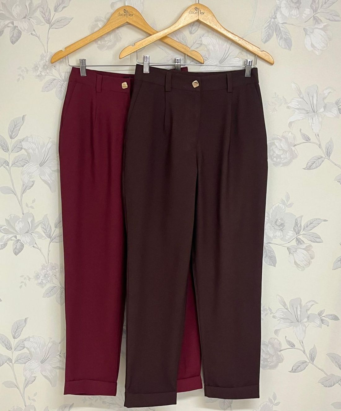 Calça Alfaiataria Barra Italiana - Doce Flor