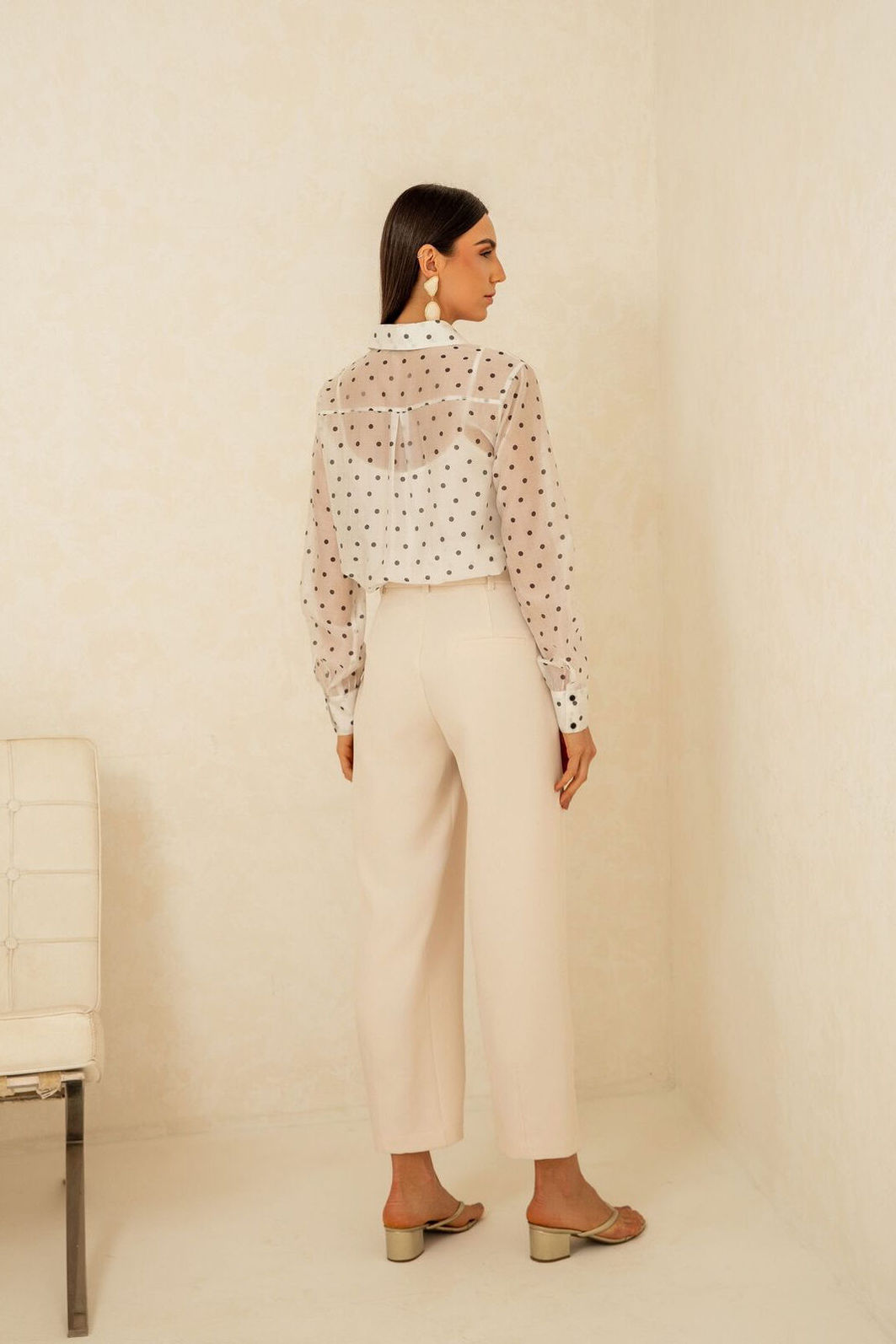 Camisa Liocel Poá - Doce Flor Camisa Liocel Poá - Doce Flor