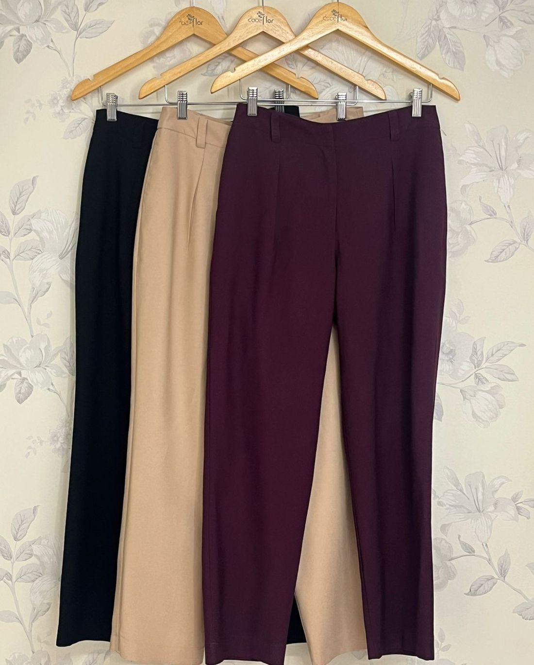 Calça Alfaiataria Prega - Doce Flor Calça Alfaiataria Prega - Doce Flor