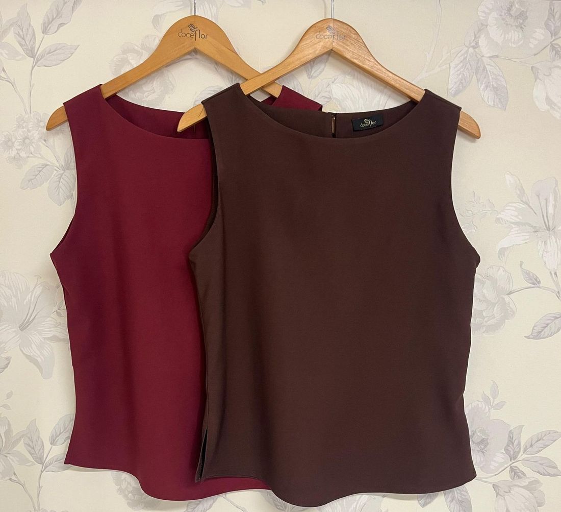 Regata Cinto Roletê Fivela Dourada - Doce Flor