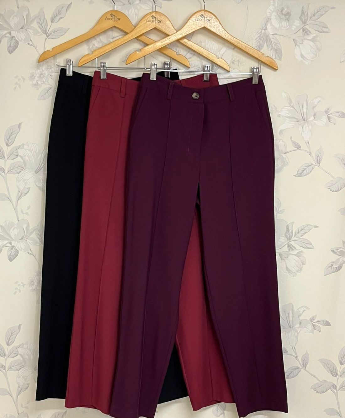 Calça Alfaiataria Slim Com Nervura - Doce Flor Calça Alfaiataria Slim Com Nervura - Doce Flor