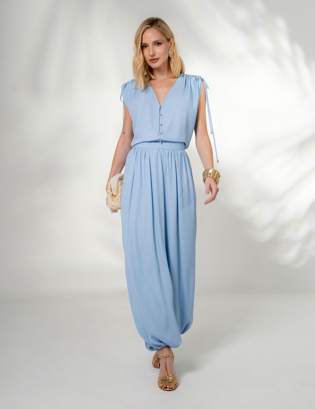 Calça Aladim Ísis Crepe - Unique Chic Calça Aladim Ísis Crepe - Unique Chic