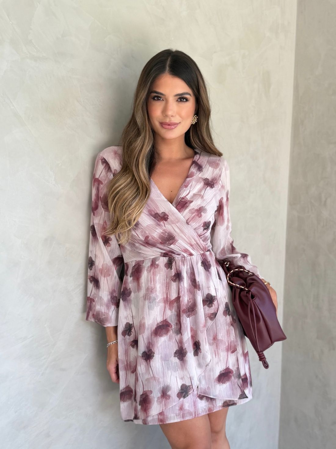 Vestido Curto Estampa Floral Exclusiva - Donna Ritz