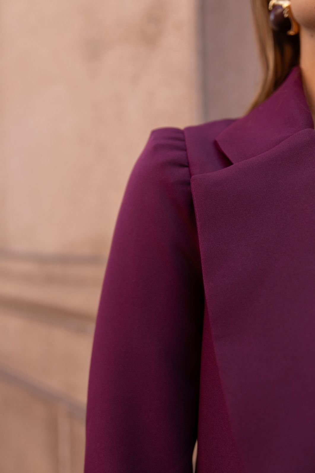 Blusa Crepe Decote Gota Manga Longa - Doce Flor