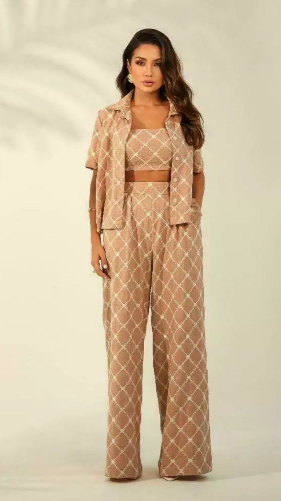 Camisa Com Top Bordado - Cris