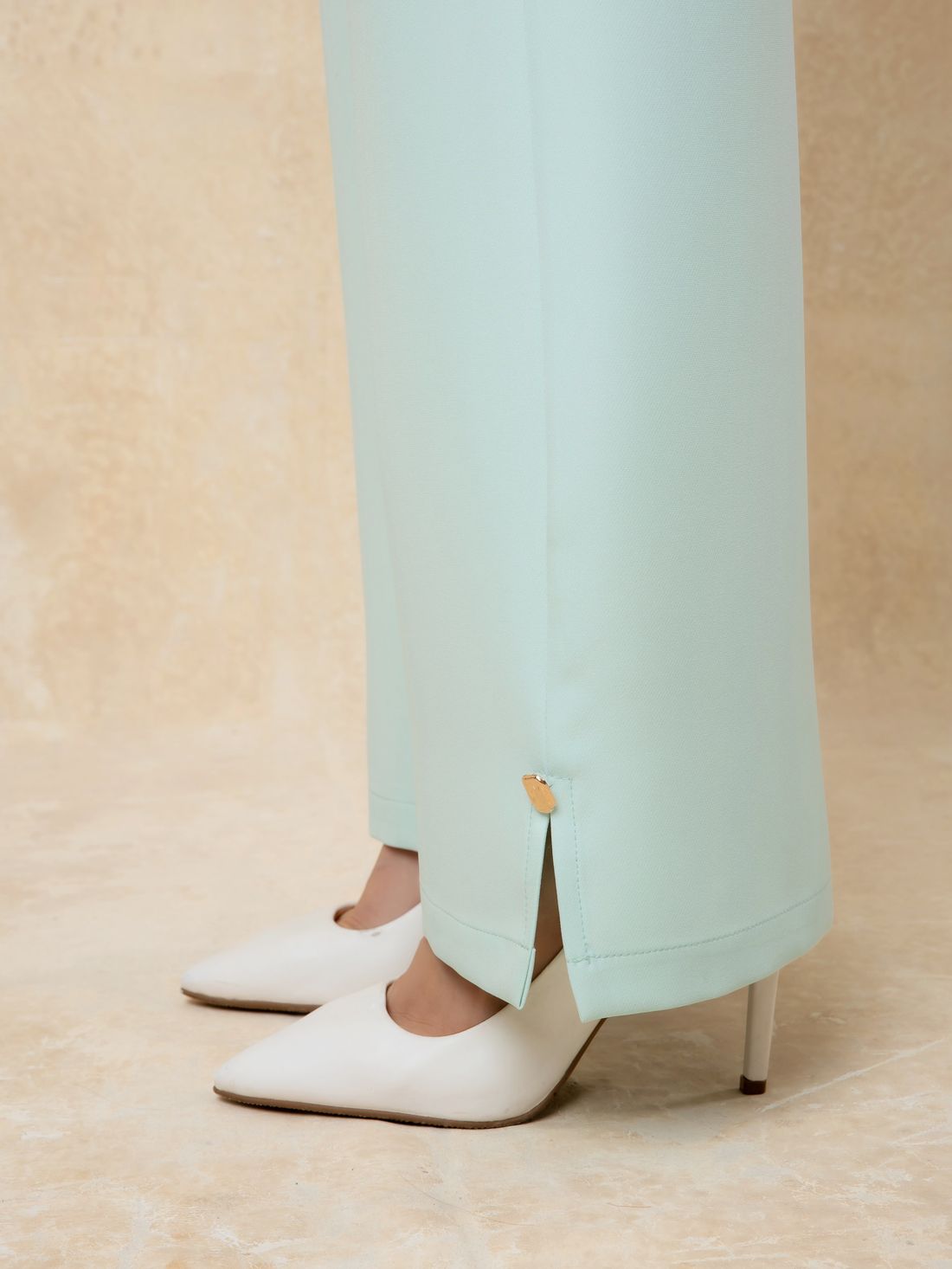 Calça Pantalona Barra Fenda - Doce Flor