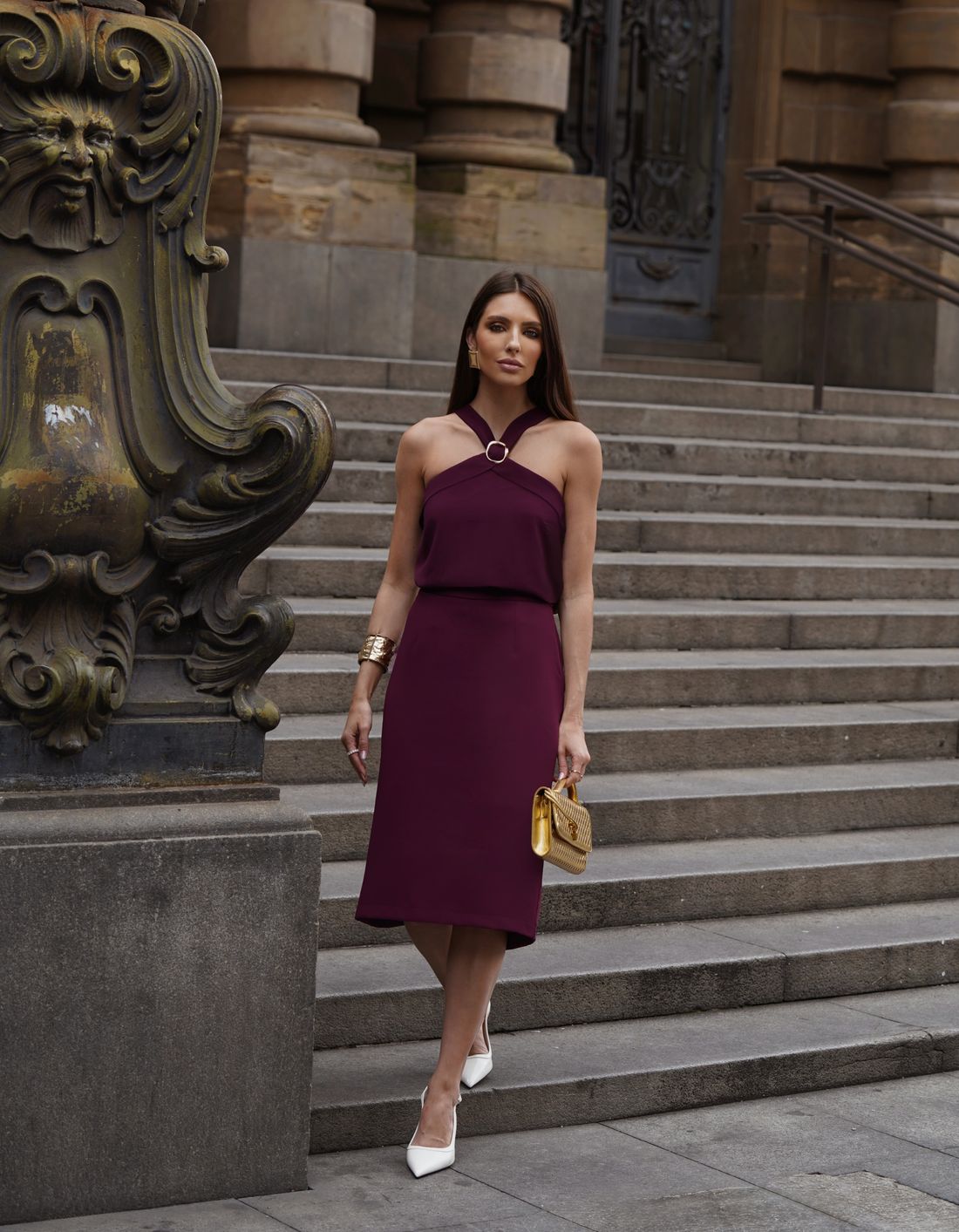 Blusa Cavada Com Detalhe Fivela - Doce Flor Blusa Cavada Com Detalhe Fivela - Doce Flor