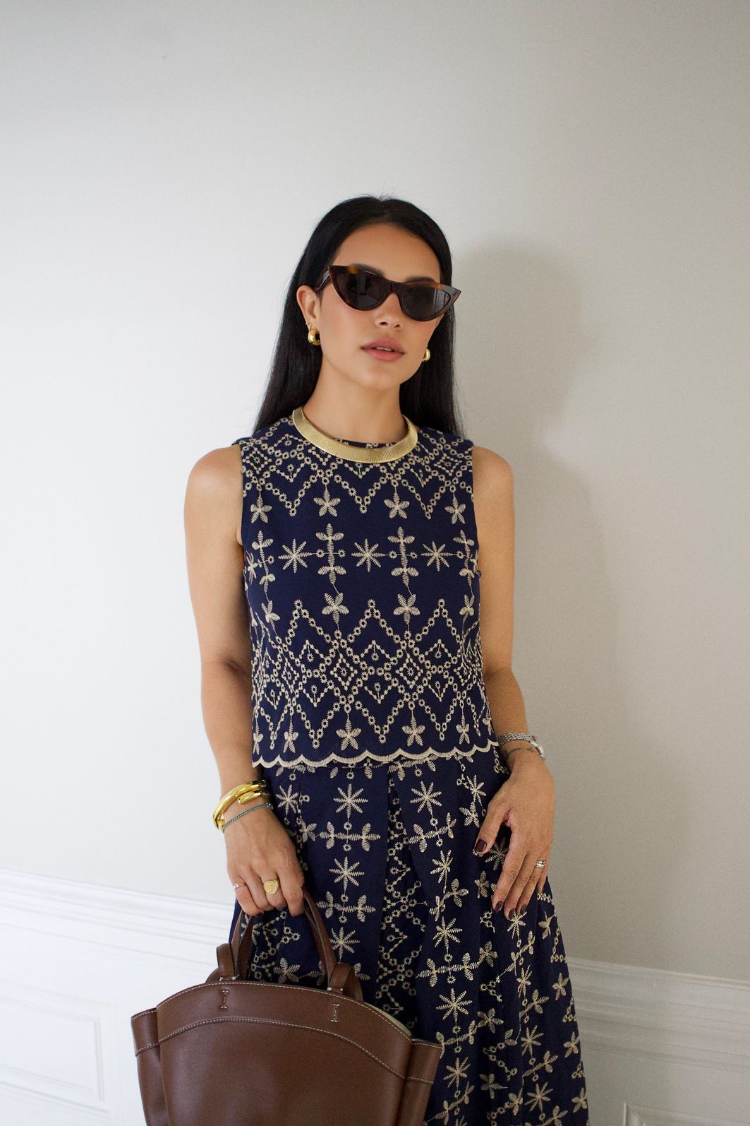 Blusa Cropped Algodão Bordado - Milalai Blusa Cropped Algodão Bordado - Milalai