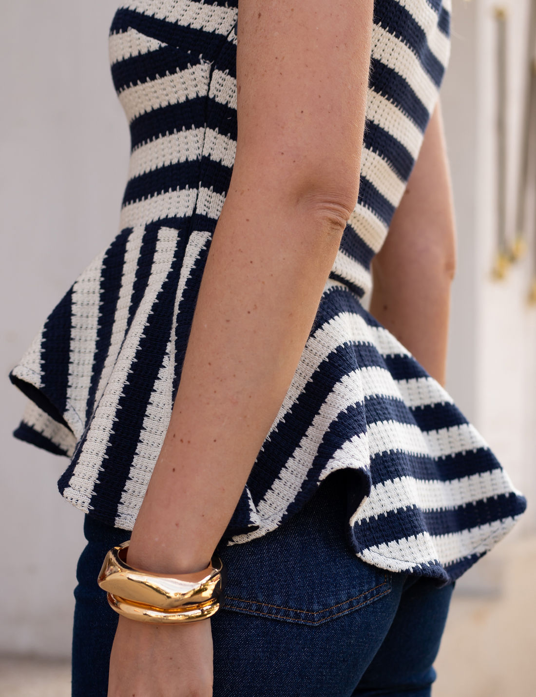 Blusa Peplum Tricot Listrada - Unique Chic