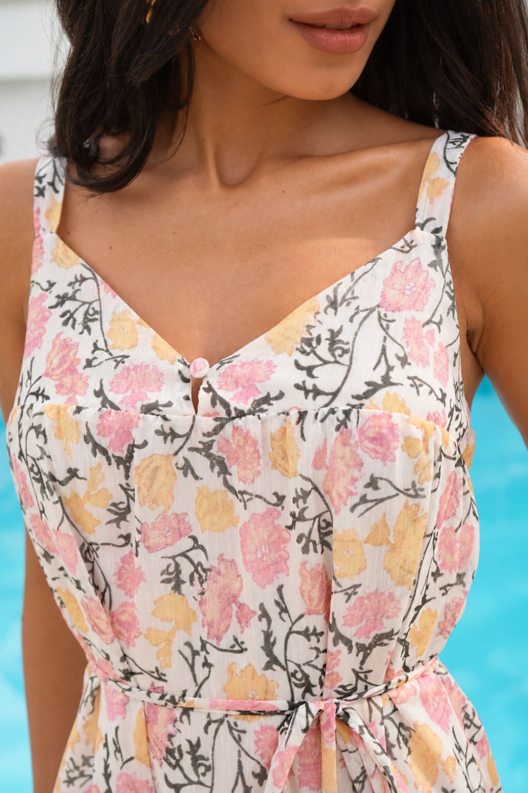 Vestido Curto Floral Yoryu - Donna Ritz