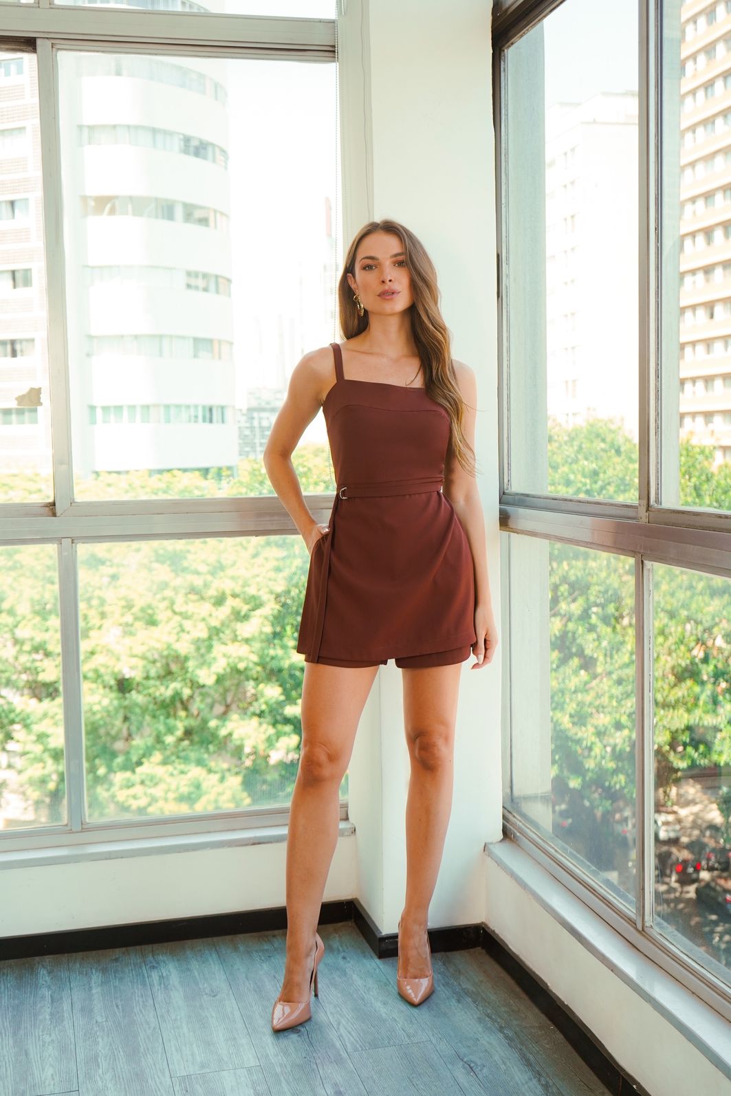 Short Alfaiataria Pregas - Donna Ritz