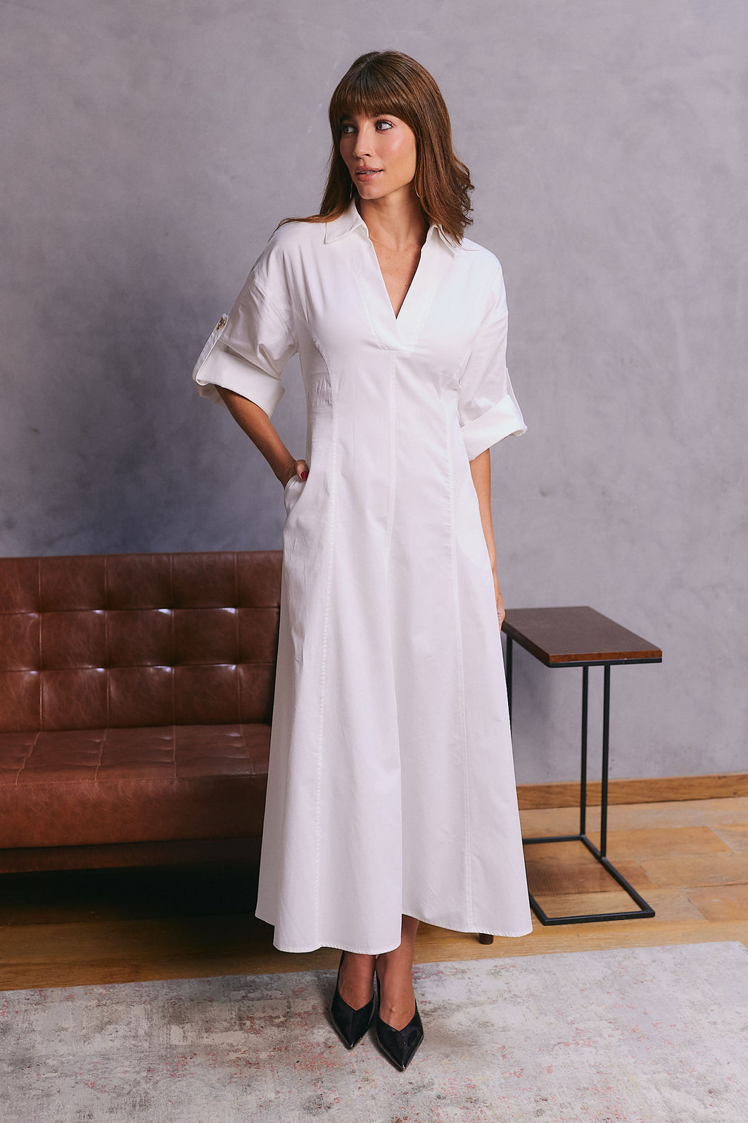 Vestido Chemise Com Corset - Unique Chic