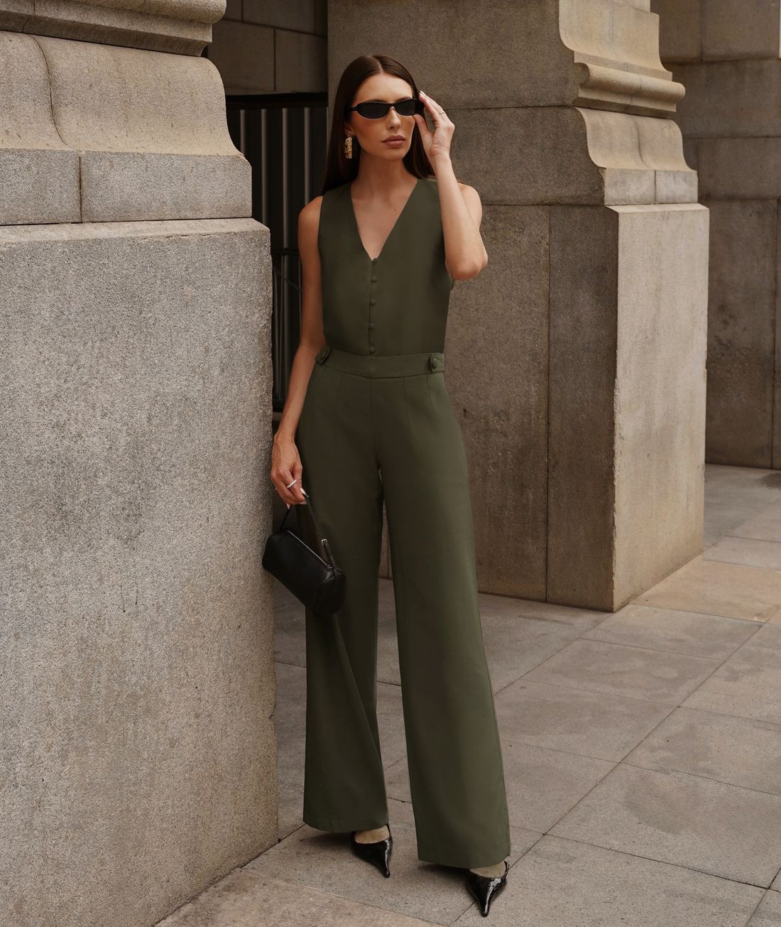 Colete Decote V - Doce Flor Colete Decote V - Doce Flor