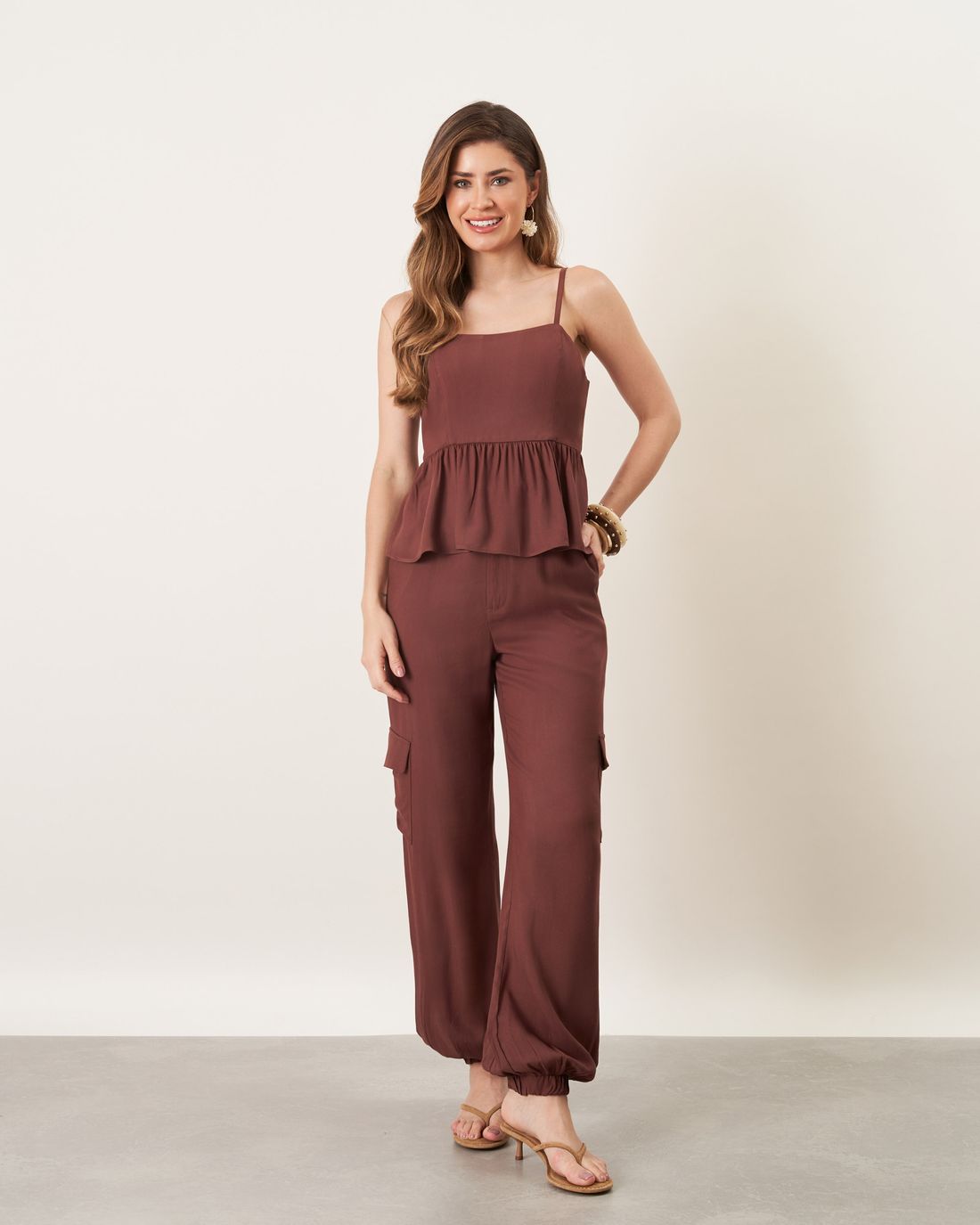 Calça Viscose Aladim Cargo - Milalai Calça Viscose Aladim Cargo - Milalai