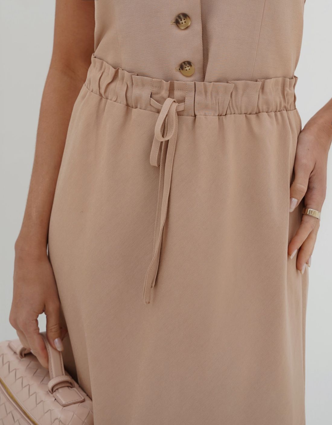 Saia Longa Alfaiataria Viscose  - Doce Flor