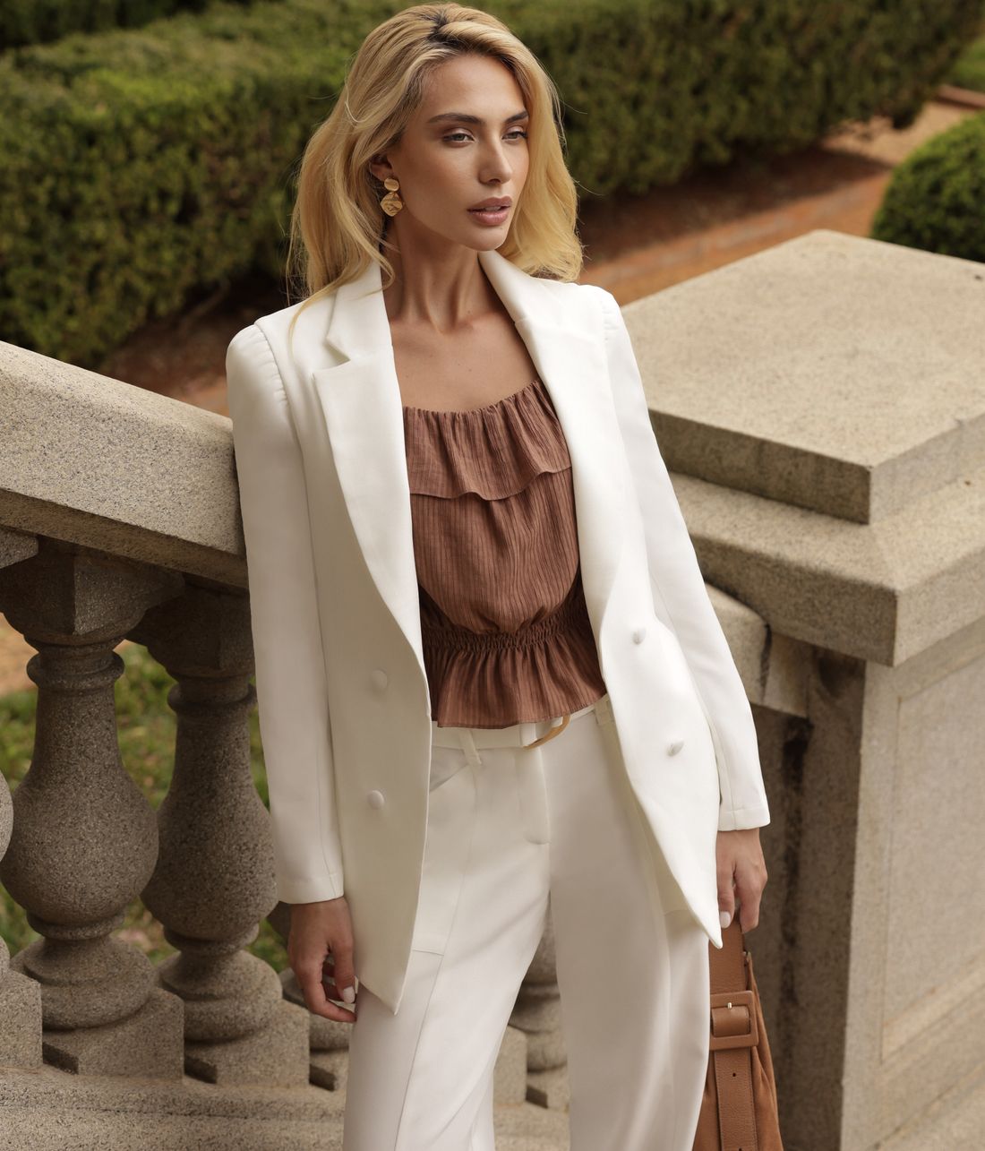 Blazer Alfaiataria Alongado - Doce Flor