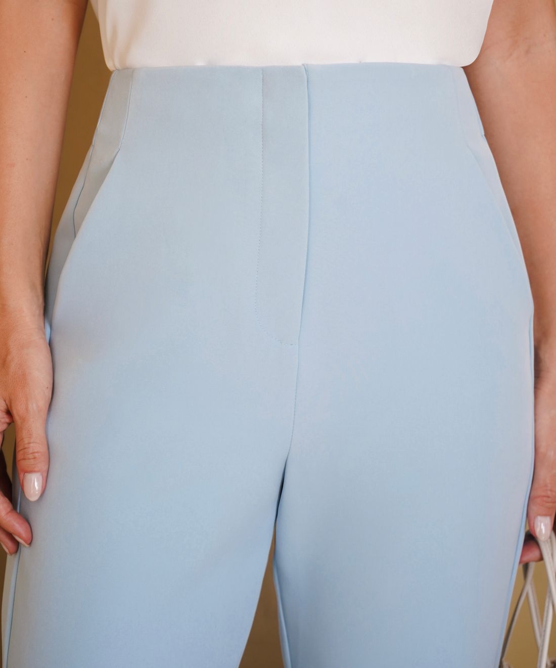 Calça Reta Alfaiataria Span - Donna Ritz Calça Reta Alfaiataria Span - Donna Ritz