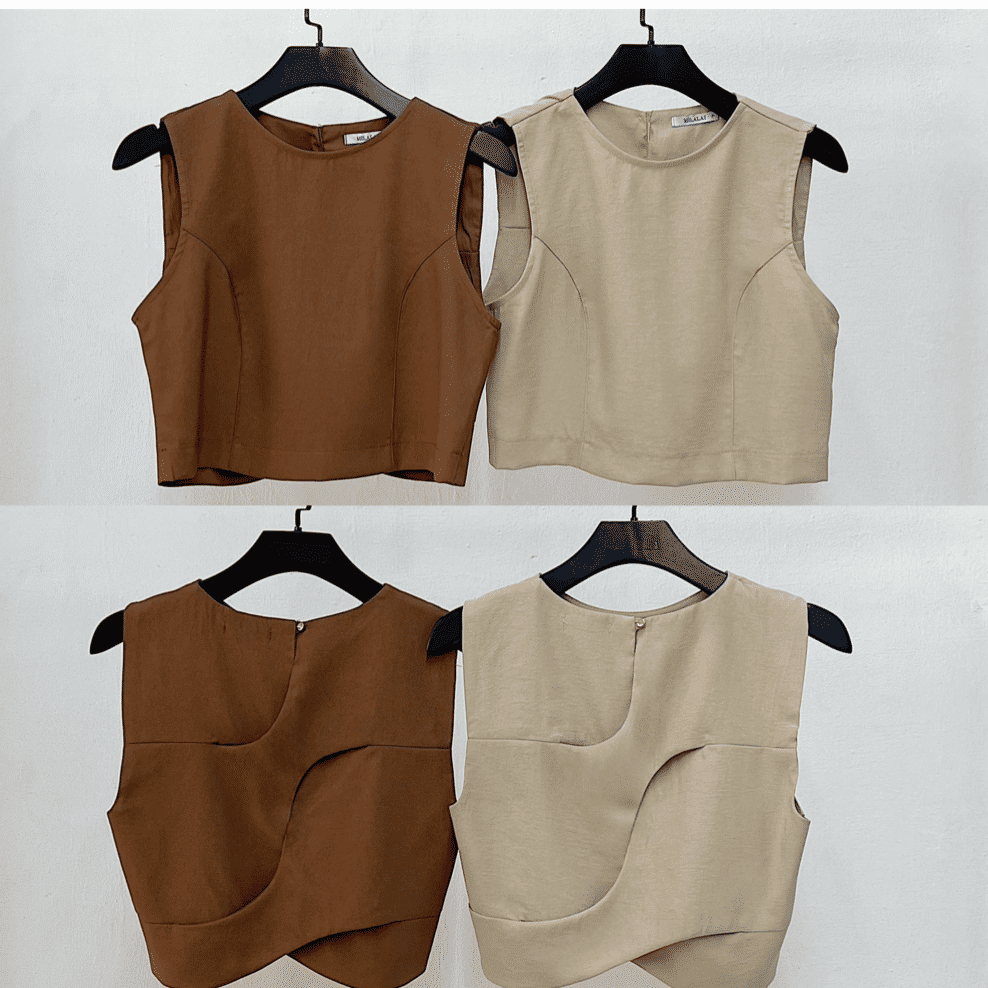 Blusa Cropped Marrant Com Recorte - Milalai