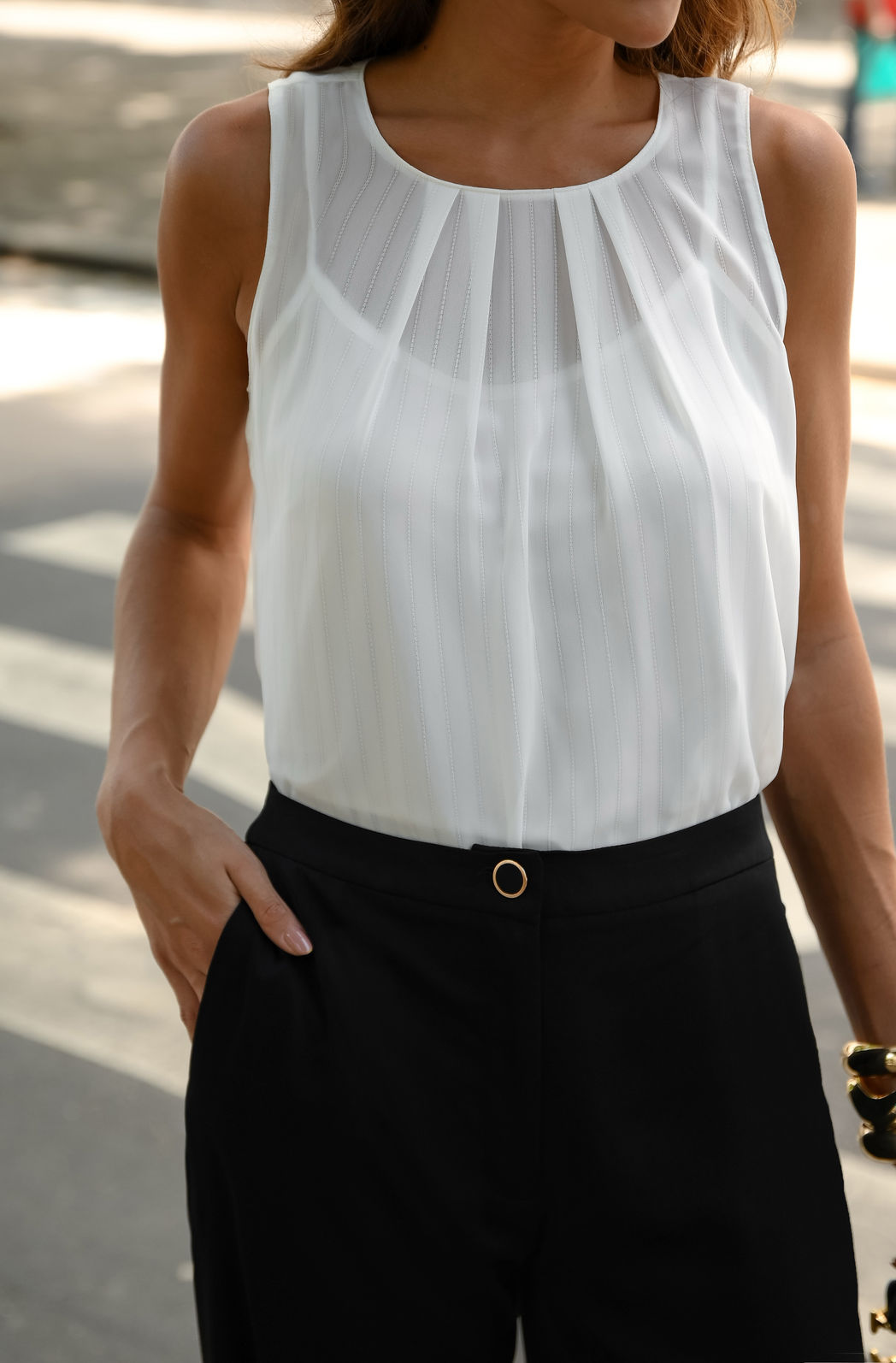 Regata com Pregas - Doce Flor